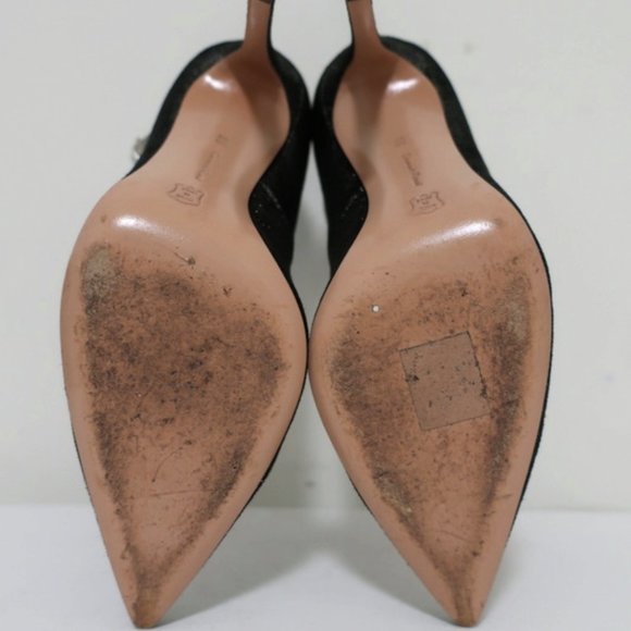 Gianvito Rossi High-Back Ankle Strap Pumps Sz 36.5 - Picture 10 of 11